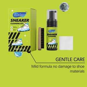 Kit completo de limpieza de zapatillas con espuma, cepillo y paño para el calzado