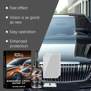 RayHong professional car windshield crack repair kit with 20ml resin liquid for clear vision