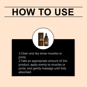 Instructional guide on how to use XIMONTH Frankincense Essential Oil for relief.