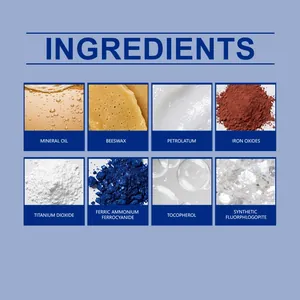 Dettaglio macro degli ingredienti sicuri per lo stick di pittura facciale glitter