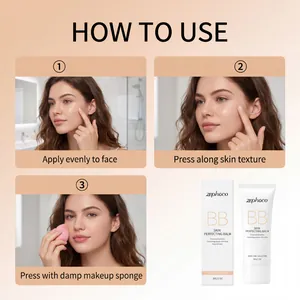 Οδηγός βήμα προς βήμα για την εφαρμογή της BB cream zephoco για φυσικό και τέλειο δέρμα.