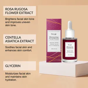 Siero viso idratante Hoygi con estratti di rosa e centella per la cura della pelle