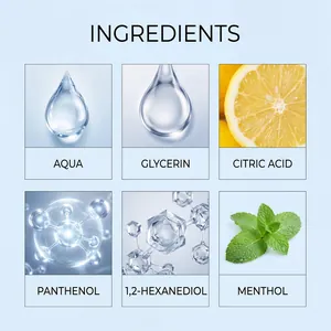 Detailed list of pet dental wipe ingredients including aqua, glycerin, and mint extract