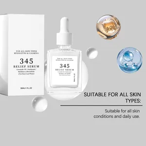 Detail of 345 Relief Serum 30ml hydrating and calming formula for all skin types