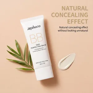 Λεπτομέρεια υφής και σωληναρίου zephoco BB skin perfecting balm για φυσική κάλυψη επιδερμίδας