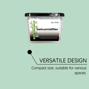 Detail view of Jue Fish dehumidifier box featuring a versatile and compact design for spaces