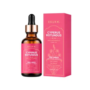 EELHOE Cyperus Rotundus Haarpflegeöl 60ml mit passender rosa Einzelhandelsverpackung