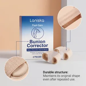 Laniska bunion corrector detail showing breathable fabric texture and soft padding