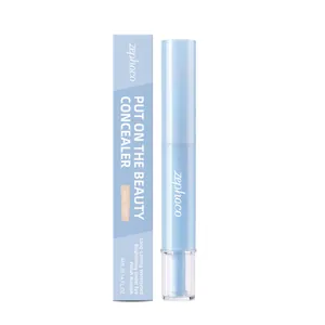 Bâton correcteur éclaircissant et imperméable Zephoco Ivory Light avec boîte bleue