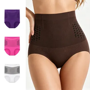 Corrigerend ondergoed met hoge taille in diverse kleuren en honingraatmotief voor buik