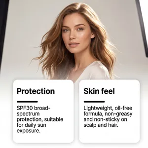 Kopfhaut-Sonnenschutzspray SPF30 leichte ölfreie Formel für die tägliche Haarpflege