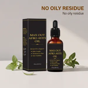 Aceite de masaje herbal para hombres cuidado de piel 30ml sin residuo graso