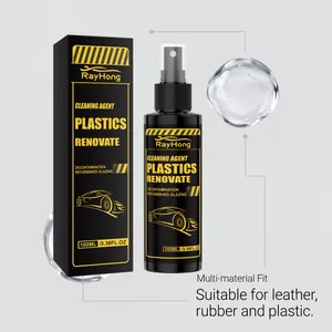 Renovador de plásticos RayHong para interiores de coches, ideal para cuero y caucho.