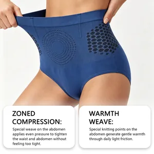 Gedetailleerde weergave van corrigerende slip met hoge taille en compressiezones.