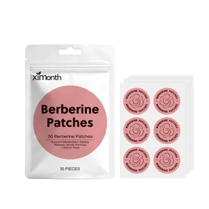 XIMONTH berberine patches 30-piece set for gentle skin care and metabolism support