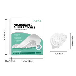 Επιθέματα Microdarts για το δέρμα 180 τμχ διαστάσεις κουτιού και μεγέθους μεμονωμένου patch.