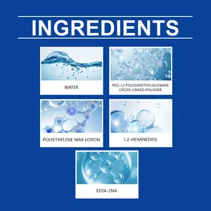 Detailed graphic showing the professional chemical ingredients of car plastic restorer formula