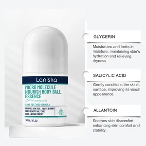 Essenza corpo Laniska: ingredienti glicerina, acido salicilico e allantoina per cura della pelle