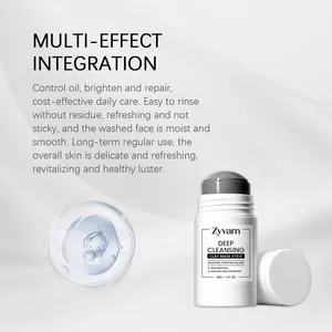 Detailansicht des Zyvarn Deep Cleansing Clay Mask Stick mit Vorteilen und Inhalten