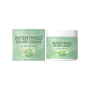 Intertrigo relief cream 100g for skin fold areas in a professional green package set