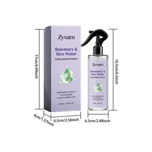 Zyvarn spray capelli al rosmarino e acqua di riso 100ml con dimensioni della confezione