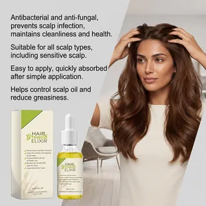 Elixir herbal para el crecimiento del cabello, salud del cuero cabelludo y brillo