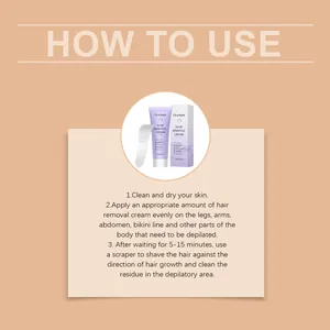 Guide d'utilisation détaillé étape par étape pour la crème épilatoire OCEAURA avec spatule