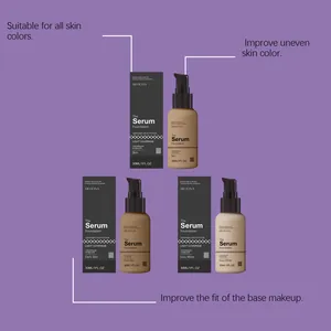 ARVIONA Serum Foundation in three shades for various skin tones with light coverage.