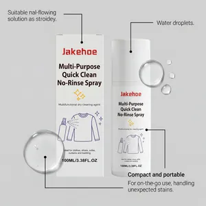 Flacon de spray de nettoyage sans rinçage Jakehoe 100ml et boîte professionnelle