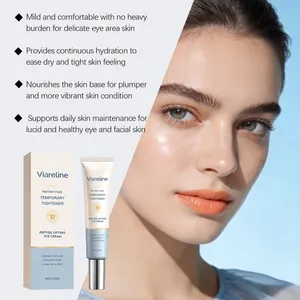 Λεπτομερής προβολή της κρέμας ματιών Viareline Peptide Lifting με ενυδατική δράση λειανσης