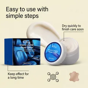 Crema de reparación de cuero RayHong 100g para interiores de coche y muebles