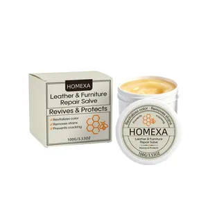 HOMEXA Αλοιφή Επισκευής Δέρματος & Επίπλων 100g για αποκατάσταση χρώματος και λάμψης