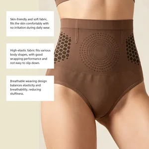 Corrigerende slip met hoge taille en ademende honingraattextuur