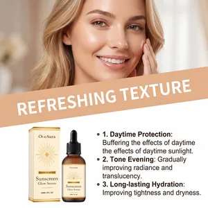 OceAura Sunscreen Glow Serum provides daytime protection and long-lasting hydration