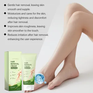 Detailed features of gentle hair removal cream for smooth and moisturized sensitive skin