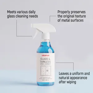 Nettoyant Jakehoe 100 ml pour verre et acier inoxydable pour un éclat naturel sans traces