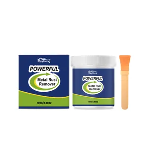 Effective metal rust remover and restorer kit with 100g paste and application brush