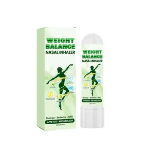 Inhalateur nasal portable pour l'équilibre du poids avec ingrédients à base de plantes