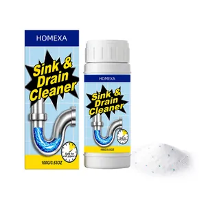 HOMEXA powerful sink and drain cleaner powder for home kitchen and bathroom plumbing pipes