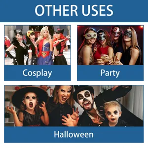 Professional vampire tooth adhesive usage for cosplay, themed parties and Halloween makeup