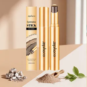 Waterproof Multi Color Long Lasting Eyeshadow Stick Pearlescent Earth Tone Gradient Eye Makeup Pen Shimmering Eyeshadow
