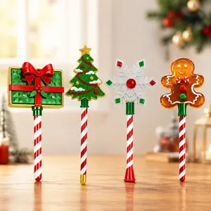 Stampa 3D di Natale Accessori Foto Portatili Fiocco di Neve Omino Pan di Zenzero Albero Portacarte Decorazione