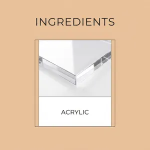 Macro view showing the high transparency of the acrylic material used in DIY pendants