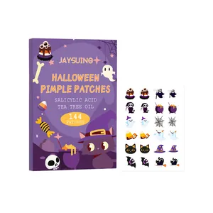 Halloween puistjespleisters met salicylzuur en tea tree olie doos met 144 stuks