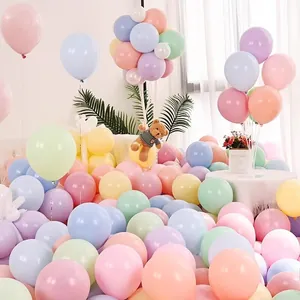 Palloncini in lattice ispessito colori macaron assortiti per decorazioni di compleanno