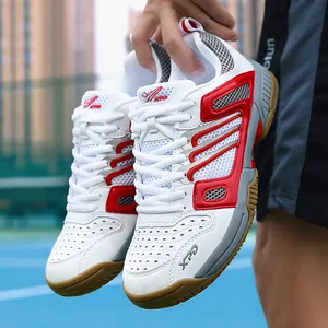 Chaussures de tennis XPD respirantes pour jeunes avec détails rouges et semelle gomme