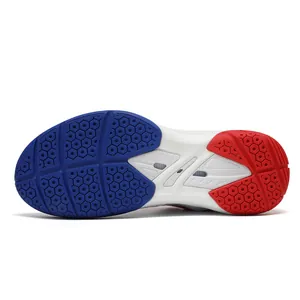 Professionelle Badminton-Volleyballschuhsohle mit rutschfestem Sechseck-Gummiprofil.