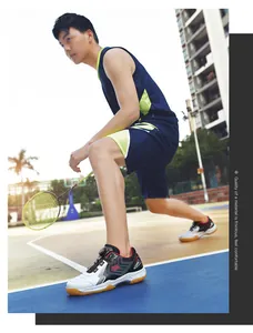 Chaussures de badminton professionnelles pour hommes avec boucle rotative