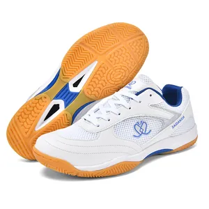 High-quality professional table tennis shoes with non-slip rubber sole for indoor sports.