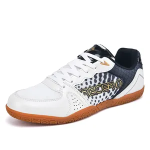 Chaussures de tennis de table professionnelles avec mesh respirant et semelle gomme